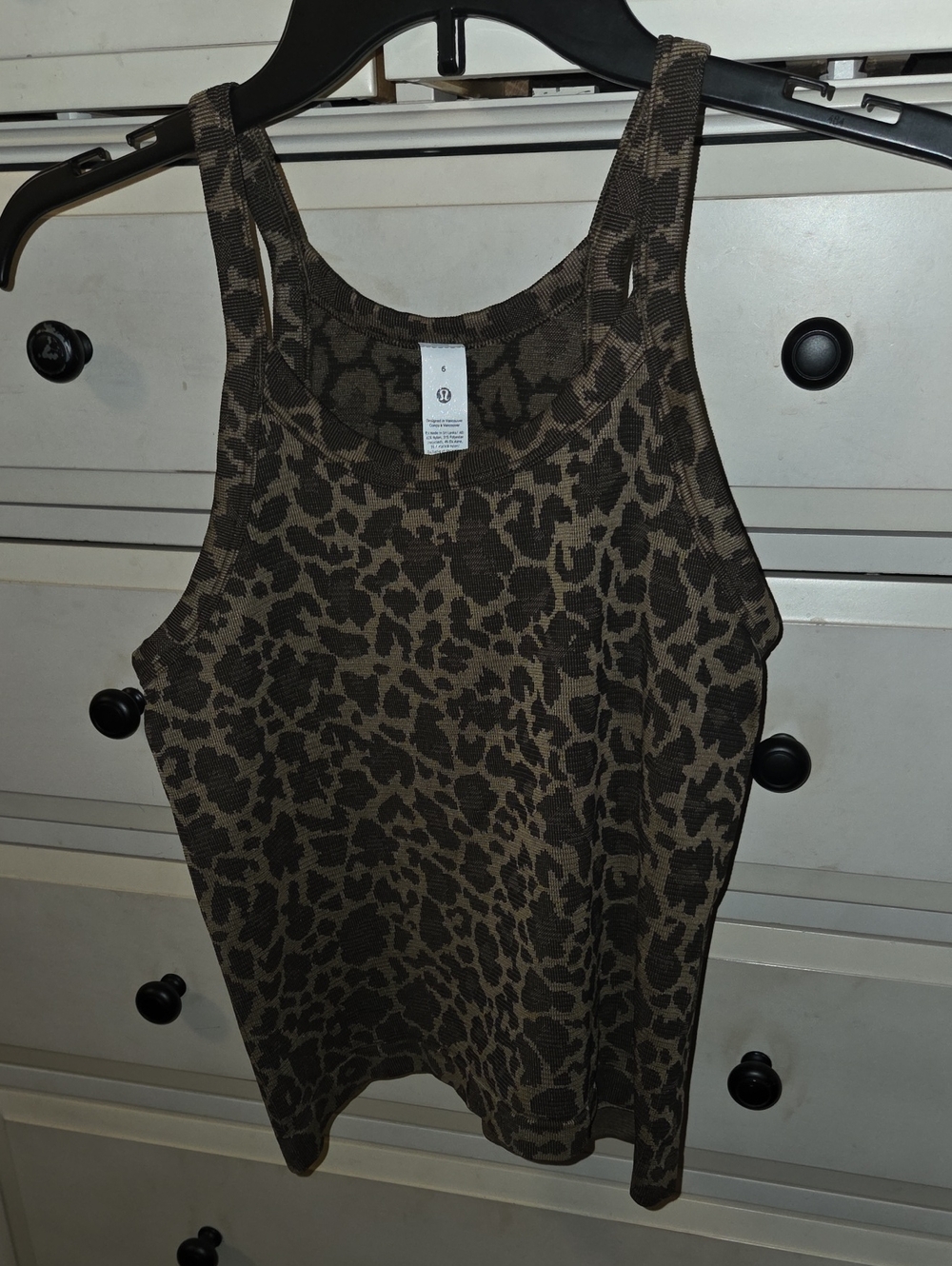 Lululemon Leopard Print Tank Top - Brown